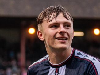 Luke Graham of Dundee FC during the 2025/26 Scottish Premiership season