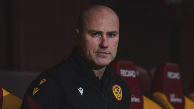 Motherwell manager Jens Berthel Askou