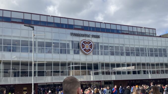 Tynecastle, home ground of Scottish Premiership club Hearts