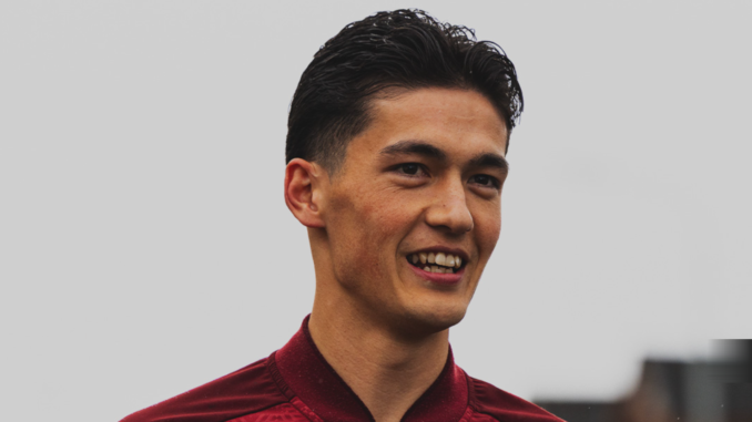 Elijah Just of Motherwell before their final home game of the 2025/26 Scottish Premiership season.