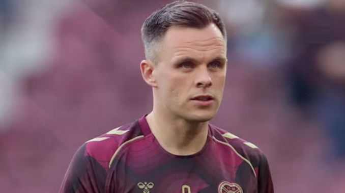 Hearts captain Lawrence Shankland