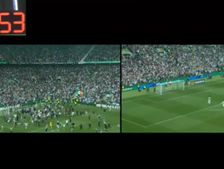 Footage released by the SFA from the match between Celtic and Hearts on the final day of the Scottish Premiership season.